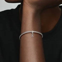 Charm Pendant Symbole de l'Infini Scintillant