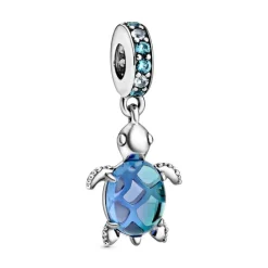 Charm Pendant Tortue de Mer en Verre de Murano Pandora Passions