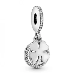 Charm Pendant Trèfle à Quatre Feuilles Pandora Moments