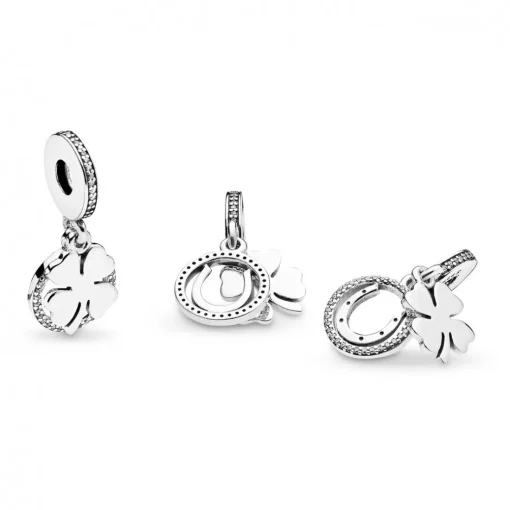 Charm Pendant Trèfle à Quatre Feuilles Pandora Moments