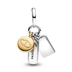Charm Pendant Triple Amitié