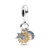 Charm Pendant Triple Céleste Bimatière