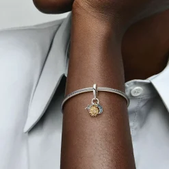 Charm Pendant Triple Céleste Bimatière