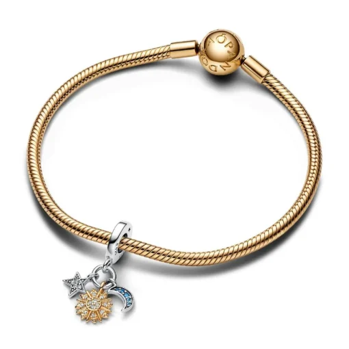 Charm Pendant Triple Céleste Bimatière
