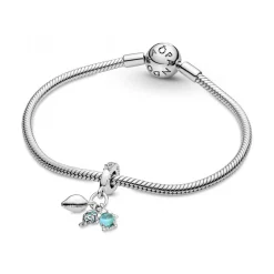 Charm Pendant Triple Poisson, Tortue de Mer et Conque - Pandora