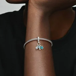 Charm Pendant Triple Poisson, Tortue de Mer et Conque - Pandora