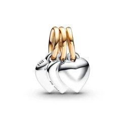 Charm Pendant Triple Séparable Amitié Bimatière