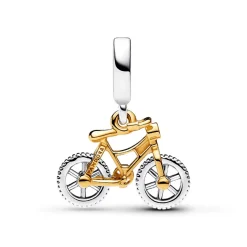 Charm Pendant Vélo à Roues Mobiles Bimatière
