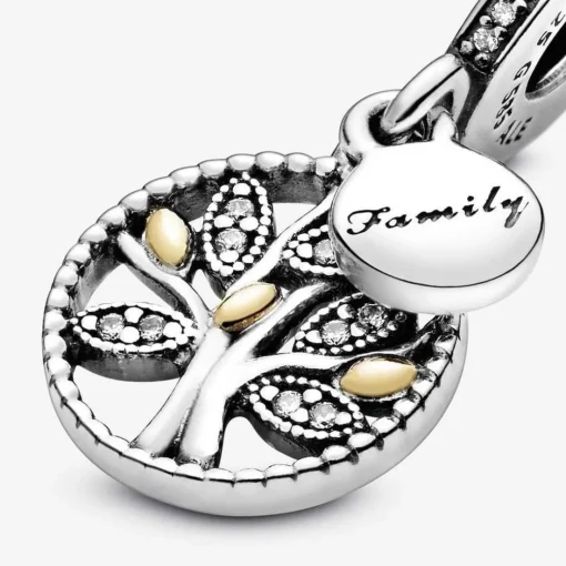 Charm pendentif Pandora Moments arbre de vie scintillant