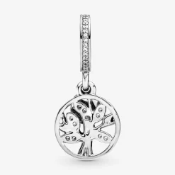 Charm pendentif Pandora Moments arbre de vie scintillant