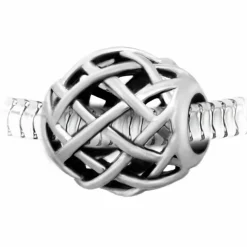 Charm perle acier par SC Crystal
