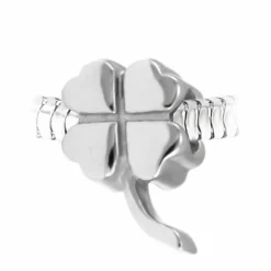 Charm perle en acier par SC Crystal BEA0221
