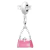 Charm perle Sac à main rose par SC Crystal Paris® BEA0044+CH0109-argent