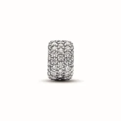 Charm Triple Rang Pavé Scintillant - Pandora Moments Argent