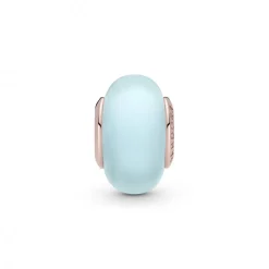 Charm Verre de Murano Bleu Mat Pandora Colours