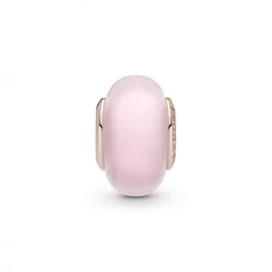 Charm Verre de Murano Rose Mat Pandora Colours