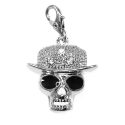 Charms Et Perles So Charm - CH0986-ARGENT - Charm Tête De Mort