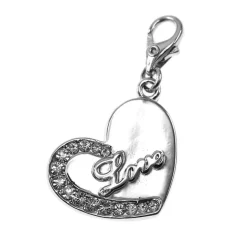 Charms Et Perles So Charm - CH0998-ARGENT - Charm Coeur Love