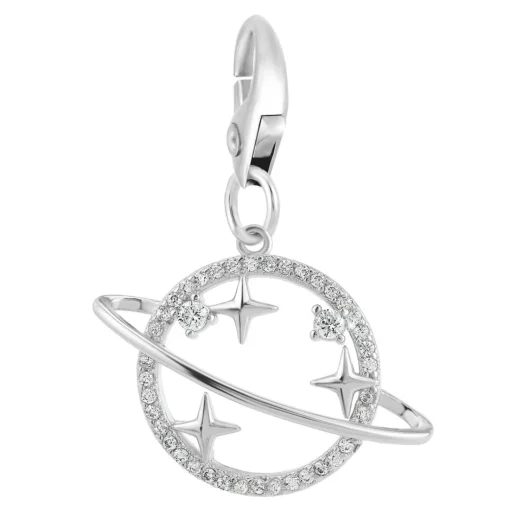 Charms Et Perles So Charm - CH1285-ARGENT - Charm Saturne