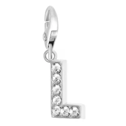 Charms Et Perles So Charm - CH0025-ARGENT - Charm Lettre L