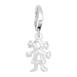Charms Et Perles So Charm - CH0446-ARGENT - Charm Fille