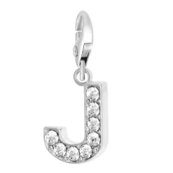 Charms Et Perles So Charm - CH0023-ARGENT - Charm Lettre J