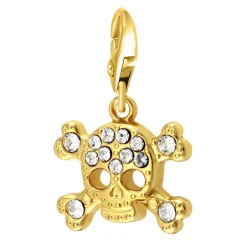 Charms Et Perles So Charm - CH0120-DORE - Charm Tête De Mort