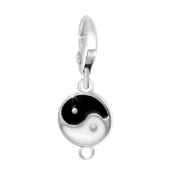 Charms Et Perles So Charm - CH0119-ARGENT - Charm Yin Et Yang