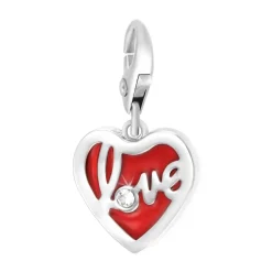 Charms Et Perles So Charm - CH0384-ARGENT - Charm Love Coeur