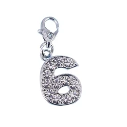 Charms Et Perles So Charm - CH0009 - Charm Chiffre 6