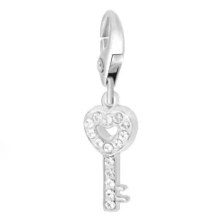 Charms Et Perles So Charm - CH0060-ARGENT - Charm Clé C?Ur