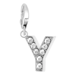 Charms Et Perles So Charm - CH0038-ARGENT - Charm Lettre Y