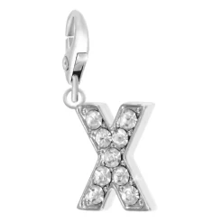 Charms Et Perles So Charm - CH0037-ARGENT - Charm Lettre X