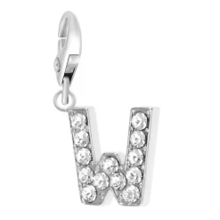 Charms Et Perles So Charm - CH0036-ARGENT - Charm Lettre W