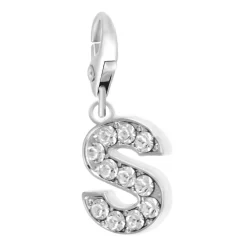 Charms Et Perles So Charm - CH0032-ARGENT - Charm Lettre S