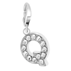 Charms Et Perles So Charm - CH0030-ARGENT - Charm Lettre Q