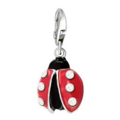 Charms Et Perles So Charm - CH0162-ARGENT - Charm Coccinelle