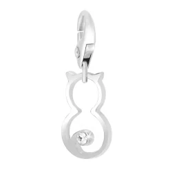 Charms Et Perles So Charm - CH0437-ARGENT - Charm Chat Argenté