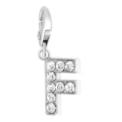 Charms Et Perles So Charm - CH0019-ARGENT - Charm Lettre F