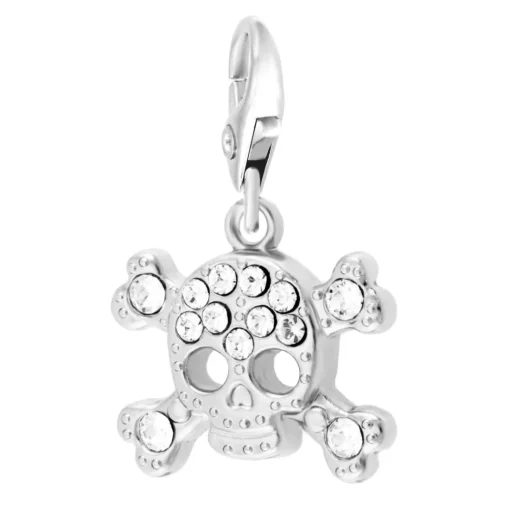 Charms Et Perles So Charm - CH0120-ARGENT - Charm Tête De Mort