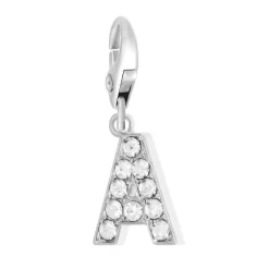 Charms Et Perles So Charm - CH0014-ARGENT - Charm Lettre A