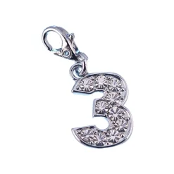 Charms Et Perles So Charm - CH0006 - Charm Chiffre 3