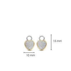Charms et perles Ti Sento 9232ZY- Argent, plaqué or