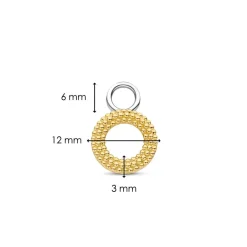 Charms et perles Ti Sento 9254SY-H - argent, plaqué or