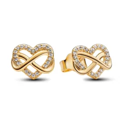 Clous d’Oreilles Cœur de l’Infini Scintillant