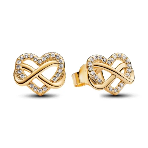 Clous d’Oreilles Cœur de l’Infini Scintillant