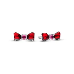 Clous d’Oreilles Disney Blanche-Neige Nœud Blanc
