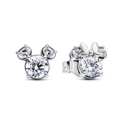 Clous d’Oreilles Disney Mickey et Minnie Scintillants