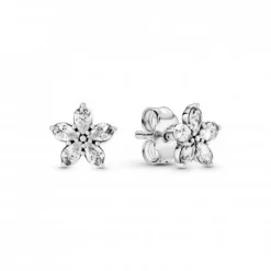 Clous d'Oreilles Flocon de Neige Pandora Timeless