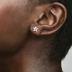Clous d'Oreilles Flocon de Neige Pandora Timeless